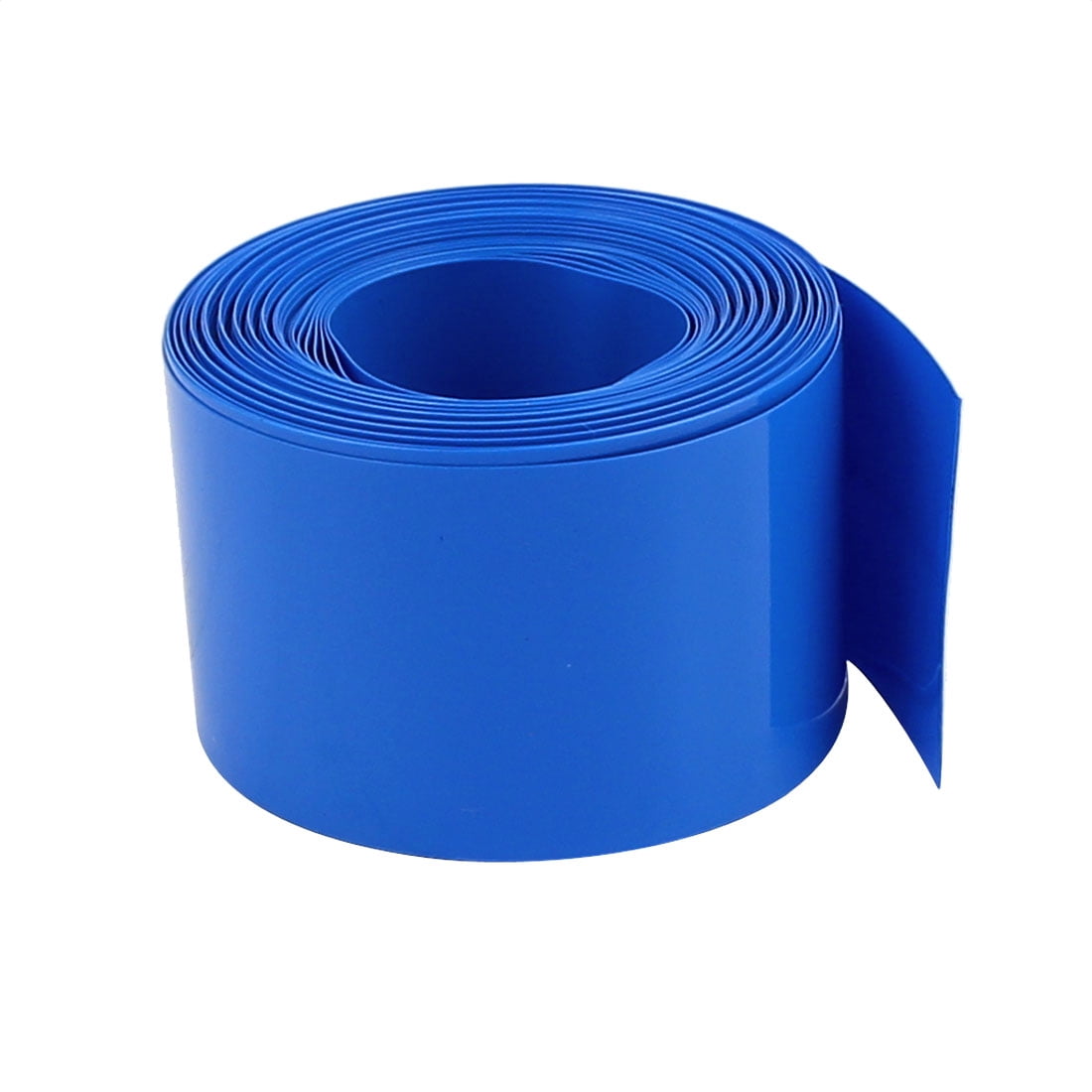 Tube Thermorétractable PVC Noir - Largeur à Plat 80mm (diam. ~50mm) - Longueur 2 Mètres - Pour Batteries 18650, Isolation - 9