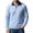 01 Light Blue, variant on Awdenio Men Clothing Quarter Pullover Sweaters Casual Stand Collar Sweatshirt Long Sleeve, Business Dress