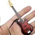 thumbnail image 5 of Realistic Tiny Guitar Model 1/12 Scale Detachable Strap Guitar Model Figurine Dollhouses Display Guitar for Music Lover, 5 of 8