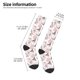 thumbnail image 2 of Fotbe Paris Calcetas Divertidas Estampadas para Hombre y Mujer, Calcetas de Algodón hasta la Rodilla para Caminar, Correr, Enfermería y Embarazo, 2 of 6