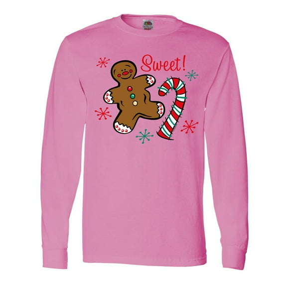 Inktastic Christmas Sweet Long Sleeve T-Shirt
