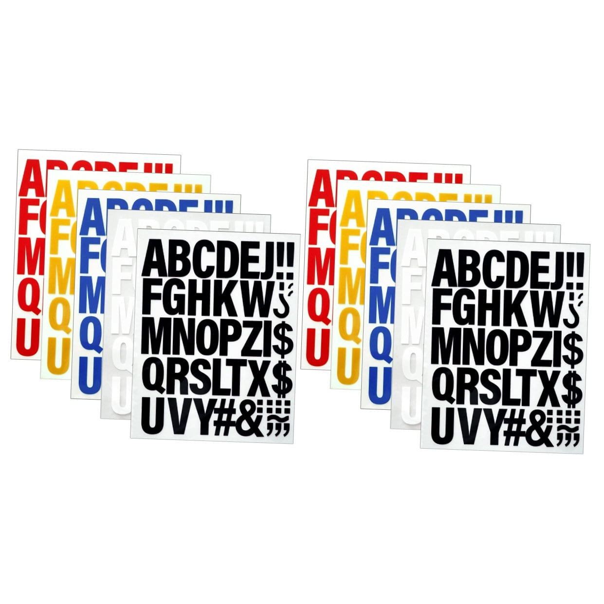 unbranded 10 Pcs  Crafting Iron On Letters English Letter Patches Clothing Iron On Letters DIY Clothing Letters Decors
