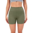 thumbnail image 6 of Womens Biker Shorts with Pockets, 5 Inch High Waisted Tummy Control Spandex Yoga Workout Shorts, 6 of 6