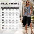 thumbnail image 5 of Psesaysky Couples Matching Hawaiian Outfit Butterfly Flower Print Mens Short Sleeve Shirts or Womens Sleeveless Tank Sundress with Pockets Beach Vacation Outfit Plus Size-2XL, 5 of 7