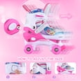 thumbnail image 5 of 4 Size Adjustable Light Roller Skates for Boys Girls Toddlers Beginners, 5 of 5
