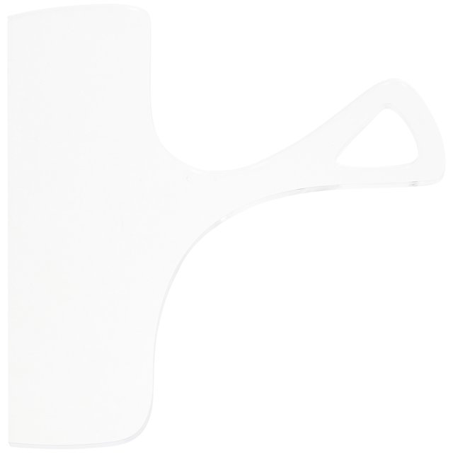 BRIGHTFUFU Modèle de Traçage Routeur Incrustation Modèle Outil de Menuiserie Transparent Lot de 1