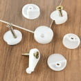 thumbnail image 3 of 20/50pcs Mirror Wall Hanging Fixing Kit Frameless Plastic Wall Mounting Clips, 3 of 4