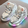 thumbnail image 3 of Lixiuxyad Unisex LED Light Shoes High Top Light Flashing Trainers USB Charging Shoes For Children Sports Sneakers Sizes 11(Little Kid 5.5-6 Years), 3 of 7