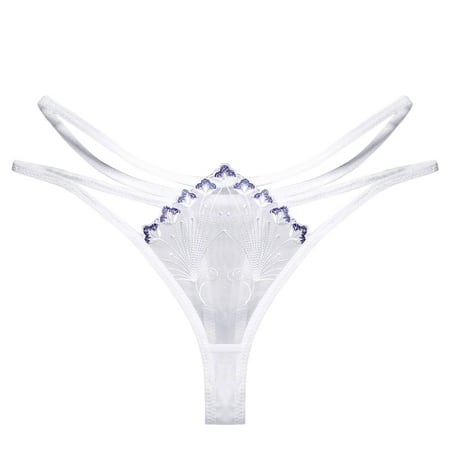 

Womens Briefs White Lingerie Panty One Size 1 Pack