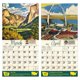 thumbnail image 2 of Anual Wall Colgando Calendario Parque Animal Patrón de Animal Ornamento Hogar Programa de 12 meses Accesorios para el Festival de Navidad Sweethay HA012080-00, 2 of 7