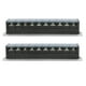 thumbnail image 1 of Cable Barrier Block, Terminal Block Universal Rail Type Insulated Waterproof Dual Rows 2Pcs For Power Distribution Systems, 1 of 8