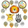 Jungle Safari Baby Party Supplies Balloon Decorations