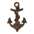 thumbnail image 3 of DII Cast Iron Collection Decorative Wall Hook Set, Anchor/Rope, 2 Count, 3 of 3