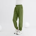 thumbnail image 6 of Girls Joggers Girls Gym Pants Girls Pants Jogger Sweatpants Casual Trousers with Pockets for Kids Warm Solid Playwear, 6 of 7