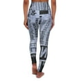 thumbnail image 2 of Juniors High Waisted Newspaper Yoga Leggings, 2 of 4