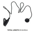 thumbnail image 2 of Ukulele Transducer Acoustic Guitar Violin Pickup Instrument Accessories (Black), 2 of 7