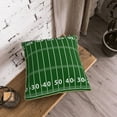 thumbnail image 5 of KLL American Football Field1 Decorative Throw Pillow Covers Velvet Soft for Couch Sofa Bedroom Living Room Outdoor (No pillow core)- 16"x16", 5 of 5