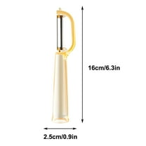 LanSuare 2-in-1 Fruit Peeler Pro, Stainless Steel Julienne & Slicer, Effortless Potato/Carrot Prep, Anti-Slip Handle