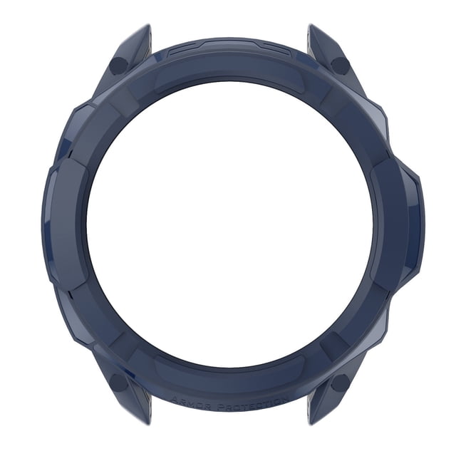 Smartwatch Demi-Couverture TPU Design Ajouré Protection en Caoutchouc Souple Compatibilité Élégante