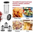 thumbnail image 6 of TOCOKEID Slicer Shredder Attachment for KitchenAid Stand Mixer, Cheese Grater Attachment for Kitchenaid,White, 6 of 7