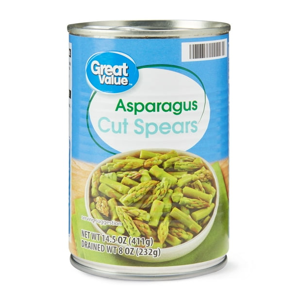 Great Value Asparagus Cut Spears, 14.5 Oz