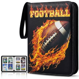football card binder walmart 400 Pockets Trading Card Holder, Waterproof Leather Football Card Storage  Album, Walmart Collectors Gift