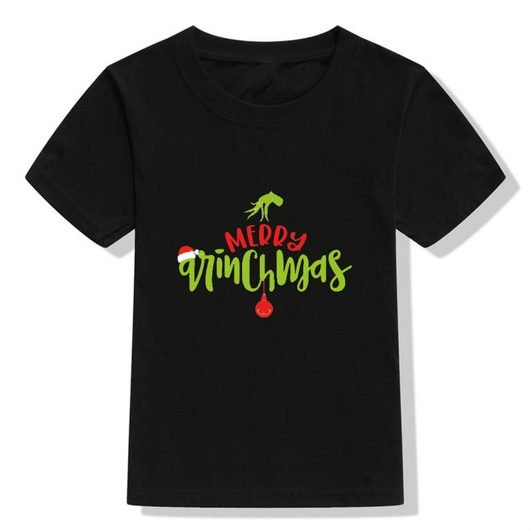 Green Monster Grinch Short Sleeve T Shirt O-Neck Casual Streetwear