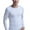 White, variant on UTTOASFAY Mens Long Sleeve Tops Slim Thin thermal Underwear Men's Round Neck Autumn Clothes Breathable Basic Bottoming Shirt White 8(L)