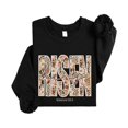 thumbnail image 4 of Ink-Printed Pearls He Is Risen Christian Sweatshirt for Women - Floral Easter Pullover Black Sweatshirt Adult Small, 4 of 7