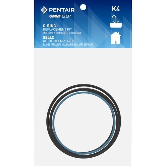 Pentair OMNIFilter K4 Undersink Replacement O-Ring Kit - 4 Pack