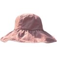 thumbnail image 3 of CoCopeaunts Wide Brim Bucket Hat Casual Summer Anti-Ultraviolet Women's Bucket Cap Foldable Female Fisherman Hat Windproof Rope, 3 of 8