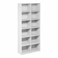 thumbnail image 5 of Furinno BASIC 12-Cube Open Shelf 12 x 32 x 71inches in White, 5 of 6
