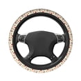 thumbnail image 3 of Elastic Steering Wheel Cover, cute Santa with Gifts Stretch Thickening Car Steering Wheel Cover Women Men, Steering Wheel Protector Universal 15 in, 3 of 7