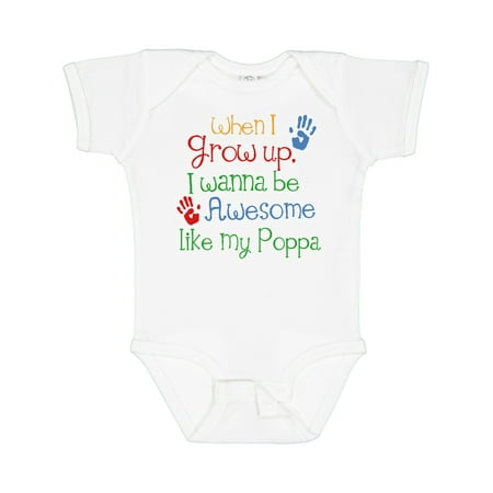 

Inktastic Awesome Like Poppa Gift Baby Boy or Baby Girl Bodysuit