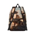 thumbnail image 7 of Easygd Sky Sunset Bronze Dragon Canvas Backpack: Stylish, Lightweight, and Versatile with Large Capacity and Adjustable Straps –, 7 of 7