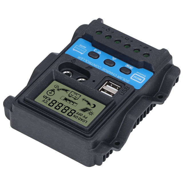 Controlador de carga solar LCD, controlador de carga solar Regulador de batería solar LCD Controlador de carga solar Características líderes en su clase