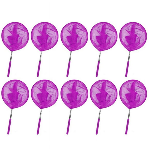 Stainless Steel Insect Fishing Net Retractable Portable Kid Outdoor Mesh Bag to Catch Dragonflies and