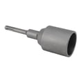 thumbnail image 1 of SDS Plus Ground Rod Driver, Heavy Duty Forged Steel T Post Grounding Rod Driver Ground Rod Bit Driver for All SDS Plus  Hammer Drills, 1 of 7