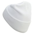 thumbnail image 2 of Slainte Embroidered 12 Inch Long Knitted Beanie - White OSFM, 2 of 5