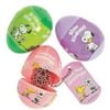 Peanuts Plastic Easter Eggs Filled with Inspirational Dog Tag Necklace, Set of 4