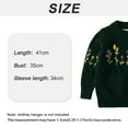 thumbnail image 2 of Boys and girls sweater children's sweater baby cotton thread pullover sweater with embroidered small flower, 2 of 5
