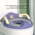 thumbnail image 4 of ASITO DE ARRRENAMIENTO PARA ORINAL PARA BEBÉS Para Niños Y Niñas, Asiento De Inodoro Con Asas De Cojín Suave, Protector Contra Salpicaduras, Asiento Antideslizante Para, 4 of 7
