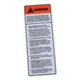 thumbnail image 1 of yuksok Gym Equipment Warning Sticker Easy Installation PVC Rectangular Warning Sign, 1 of 9