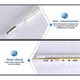 thumbnail image 3 of Termómetro médico de vidrio de mercurio de 2 piezas Medición de la temperatura corporal del bebé adulto Sincero Electrónica, 3 of 5