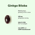 thumbnail image 3 of Micro Ingredients ﻿﻿Ginkgo Biloba & Ginseng, 400 Softgels | 6 Month Supply | Triple Strength Ginko Biloba & Lions Mane Supplement, 3 of 8