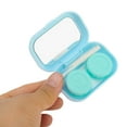 thumbnail image 4 of Unique Bargains 1 Set Contact Lens Case Compact Rectangular Lens Storage Case Blue, 4 of 5