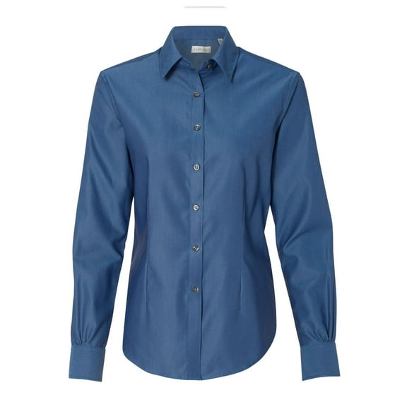 Van Heusen 13V0391 Women's Long Sleeve Pique Dress Shirt