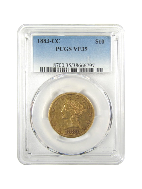 1883 CC Liberty Head Eagle VF 35 PCGS Gold $10 Coin SKU:CPC8870