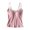 Pink, variant on Weikingp Women's Ribbed Lace Square Neck Button Cami Tank Top Basic Layering Sleeveless Shirt Beige