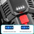 thumbnail image 4 of Toystoory Linterna portátil Handhled Carga rápida Impermeable COB Power Display Antorcha eléctrica Night Riding Lighting Tool Lámpara Escalada, 4 of 6
